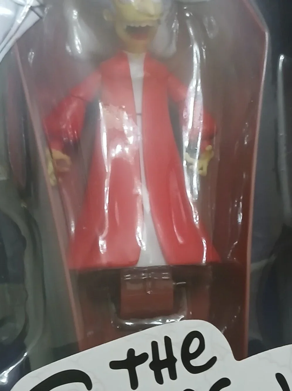 The Simspons - Deluxe Vampire Mr Burns Action Figure In Coffin. New NIB